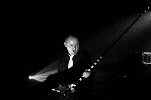 Frode Jørum on stage at Rockekamp in 2006